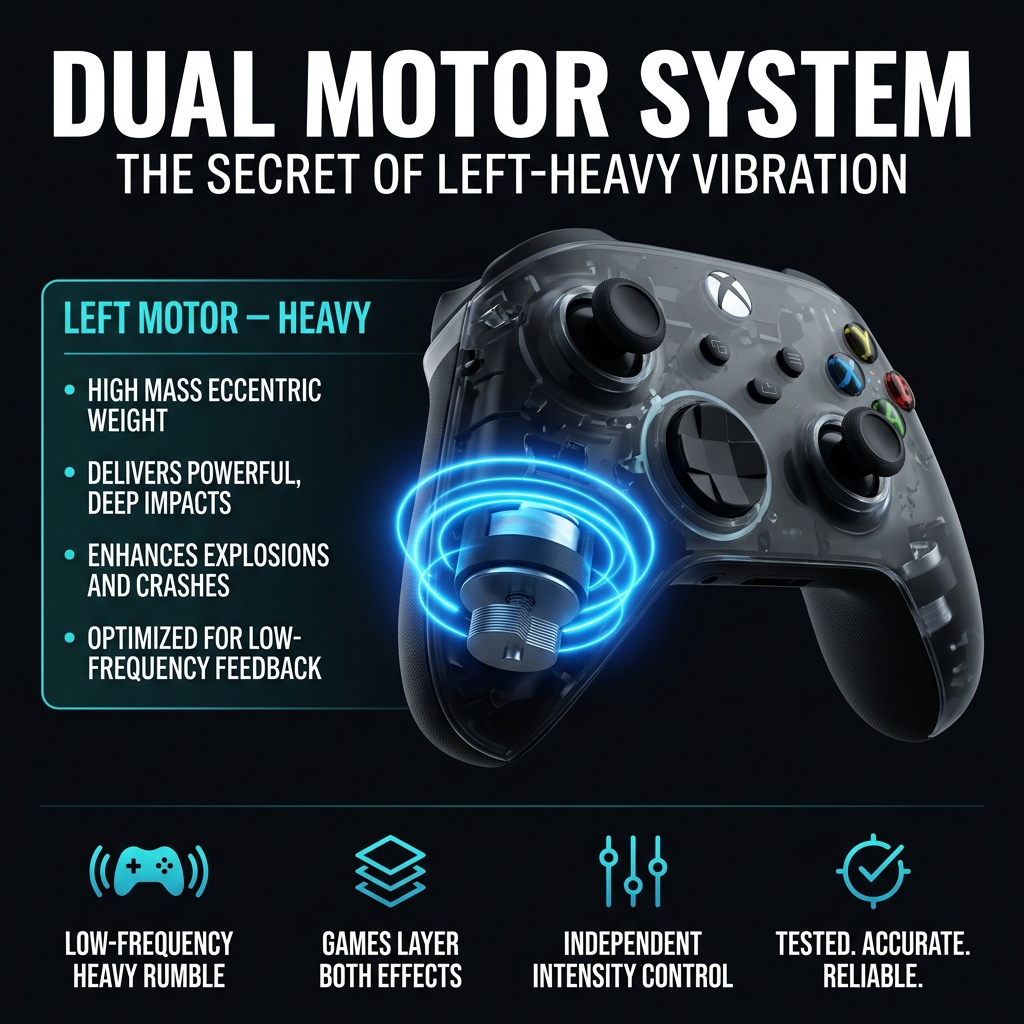 Dual Motor System - Left Heavy Vibration Controller
